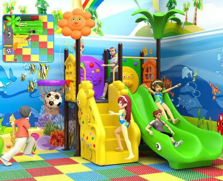 indoor cartoon slide