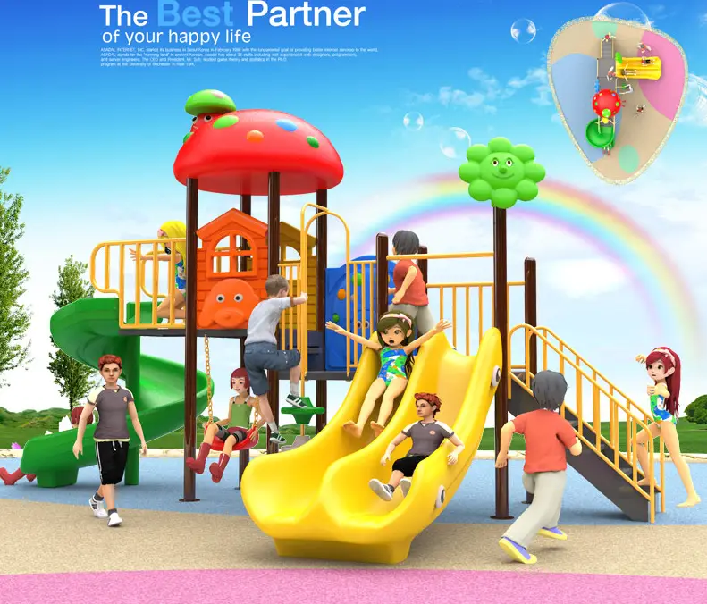 Multi-color Kids Slide