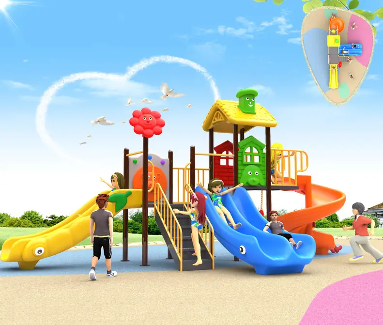 Multi-color Kids Slide