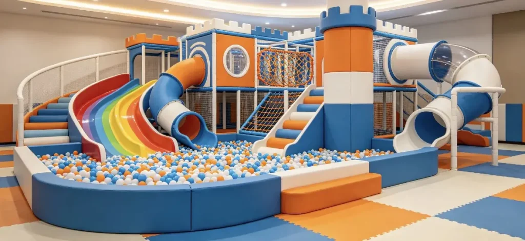 Orange & Blue Color Scheme Soft Play