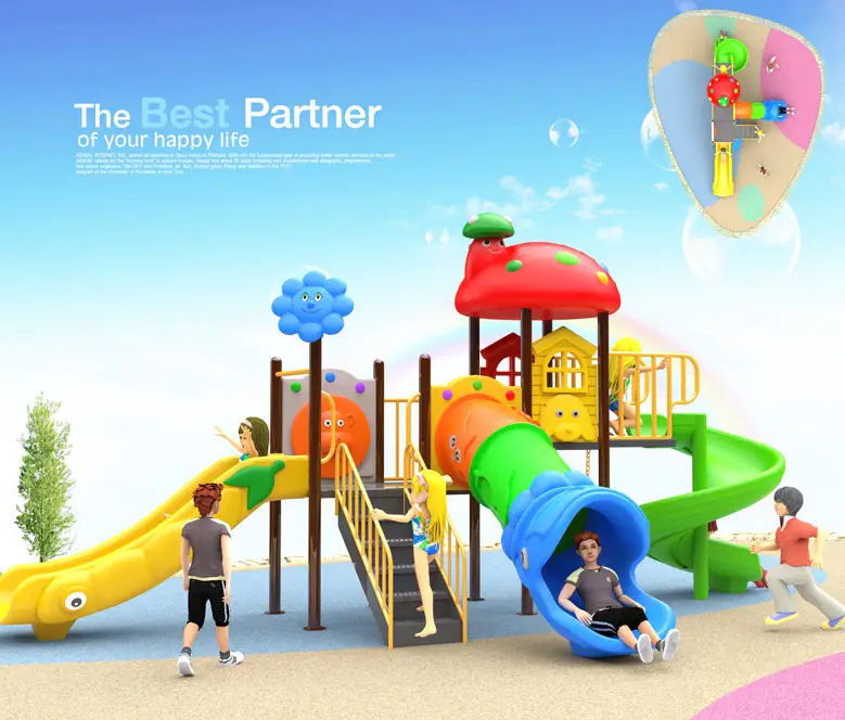Multi-color Kids Slide