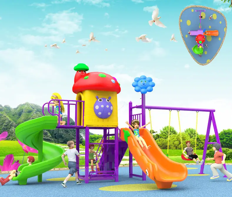 Kids Cartoon Play Slide