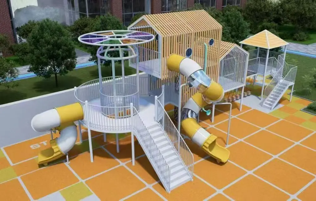 Kids Outdoor Combined Slide