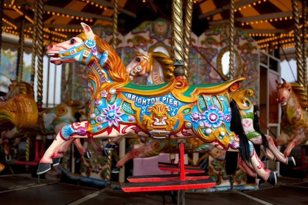 multicolored carousel
