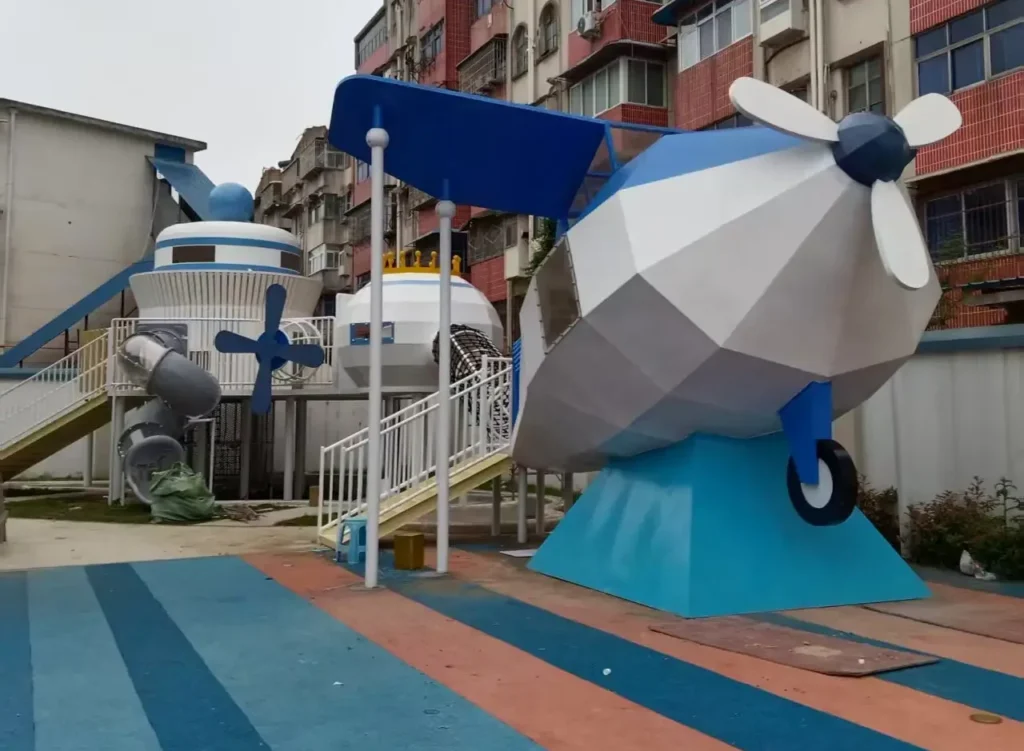 Outdoor Combined Slide for Commercial Kids Playground