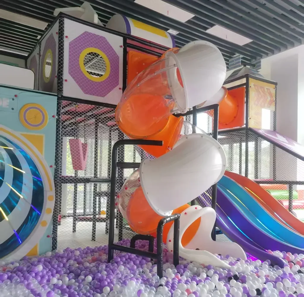 Outdoor Combined Slide for Commercial Kids Playground