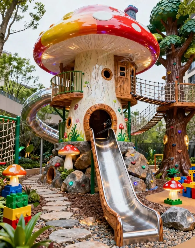 Are Modular Combined Slides or Custom‑Built Play Structures Better for Outdoor Playgrounds?